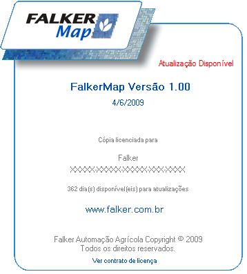 Como proceder para atualizar o FalkerMap — captura de tela 1