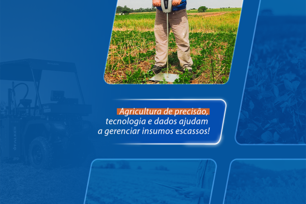 Agricultura de precisão, tecnologia e dados ajudam a gerenciar insumos escassos